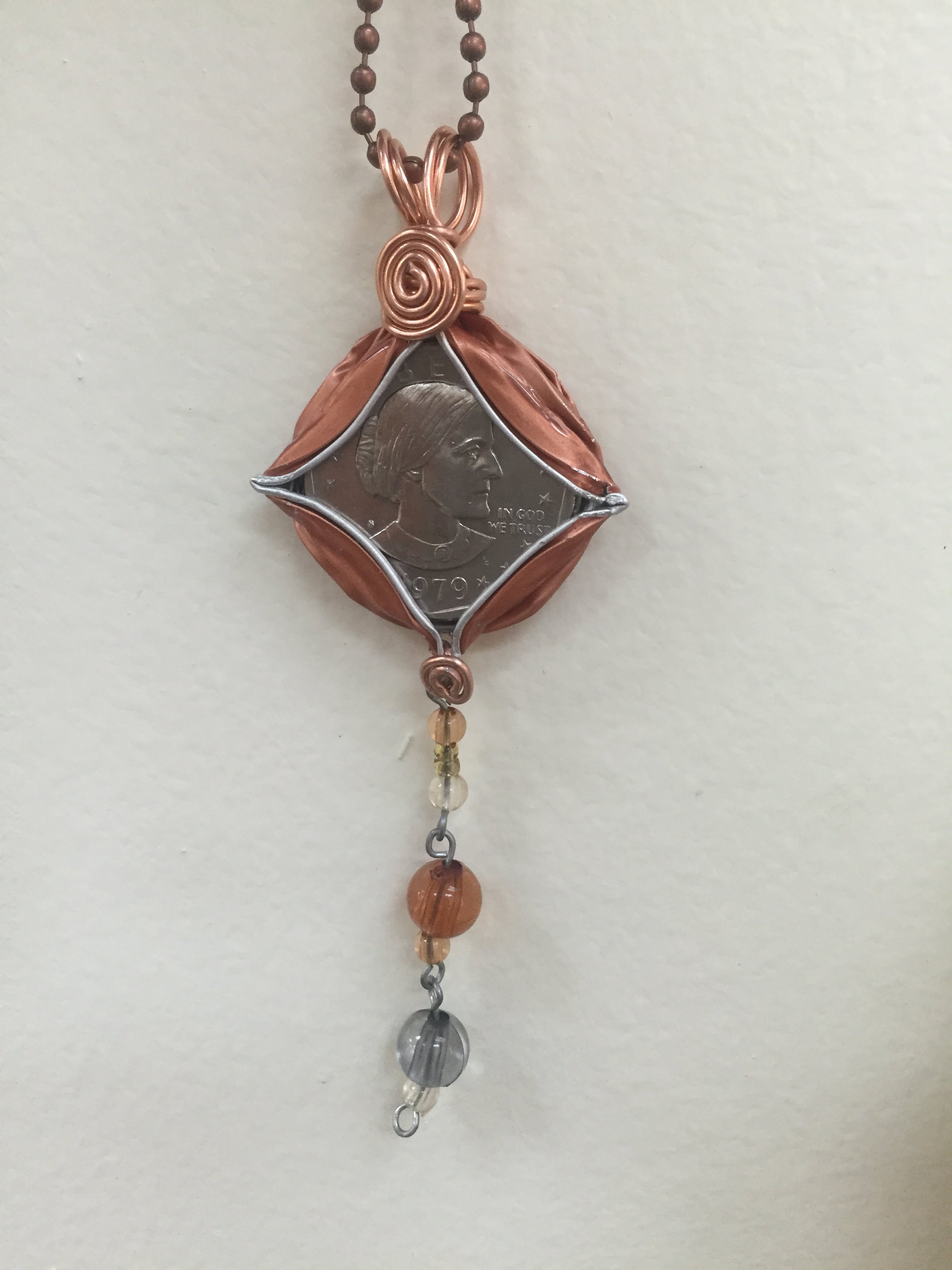 Susan b anthony coin necklace clearance