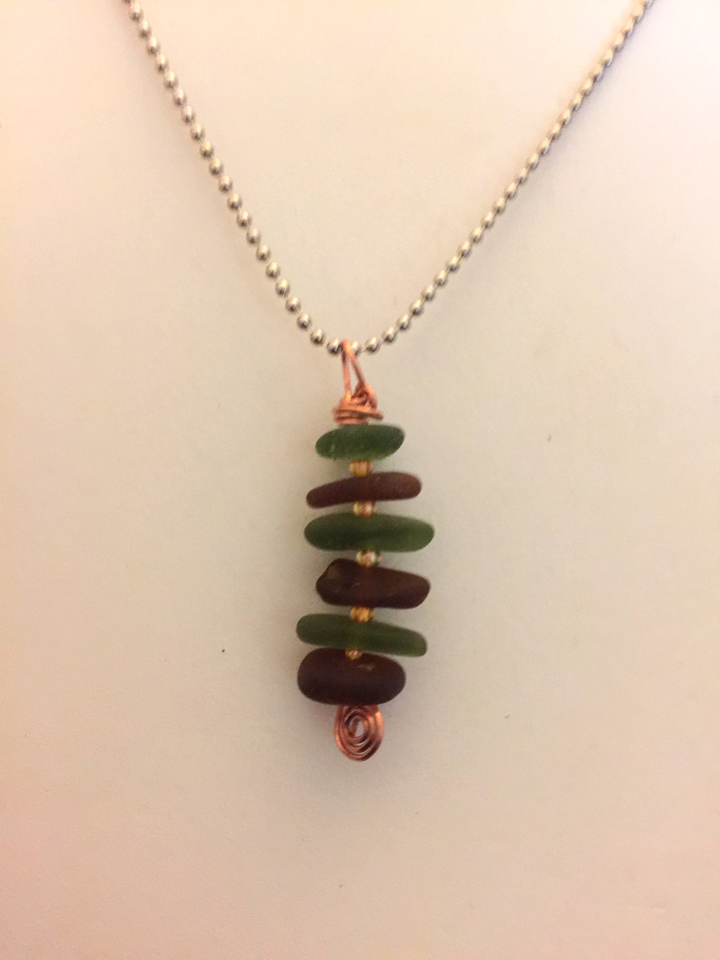 Stacked bar necklace store